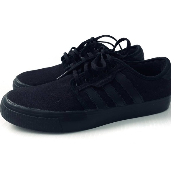 adidas | Shoes | Adidas Seeley Originals Sneakers Sz 7 Black | Poshmark